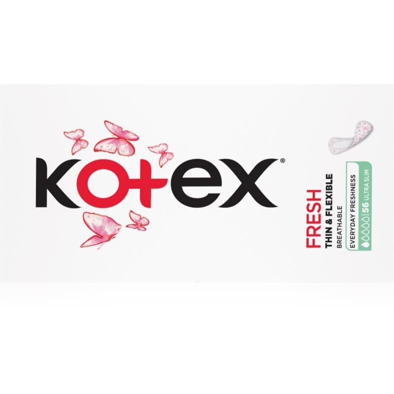Kotex Ultra Slim Fresh дамски превръзки 56 бр.