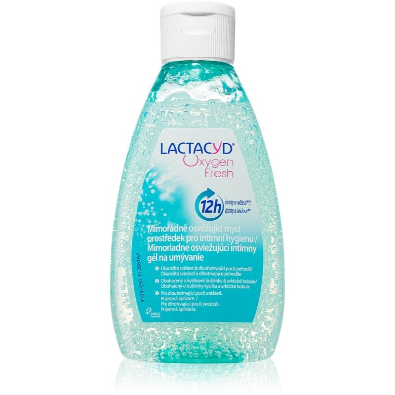 Lactacyd Oxygen Fresh освежаващ почистващ гел за интимна хигиена