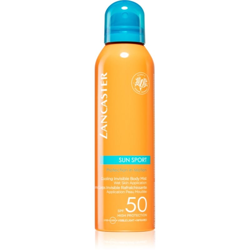 Lancaster Sun Sport Cooling Invisible Body Mist слънцезащитна охлаждаща мъгла за тяло SPF 50