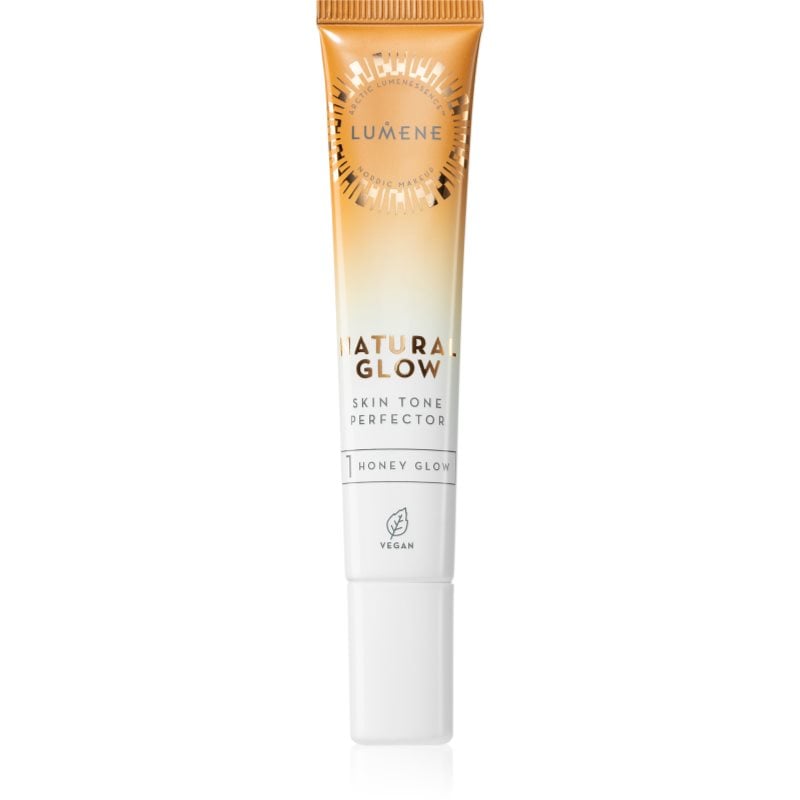 Lumene Natural Glow Skin Tone Perfector течен хайлайтър цвят 1 Honey Glow