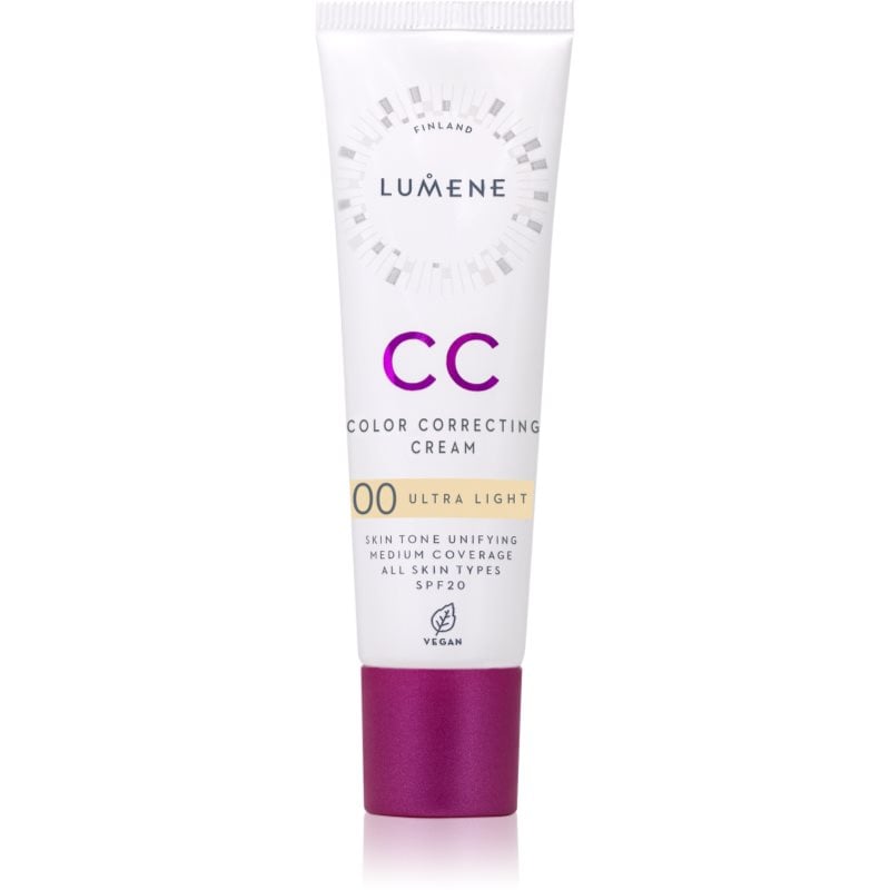 Lumene CC Color Correcting Cream CC крем за уеднаквяване тена на лицето SPF 20