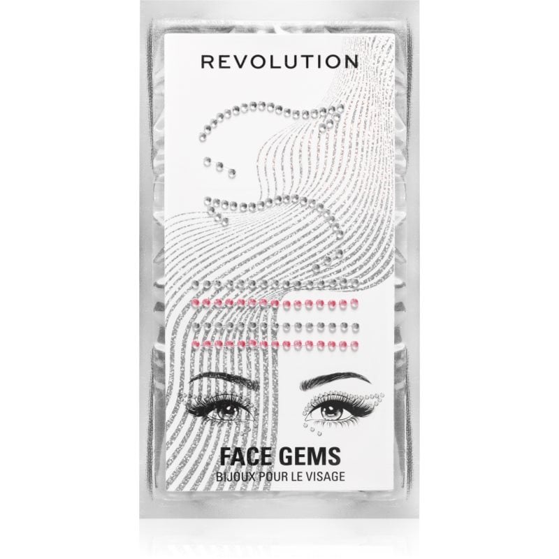Makeup Revolution Metallic Muse Face Gems лепенки за лице 1 гр.