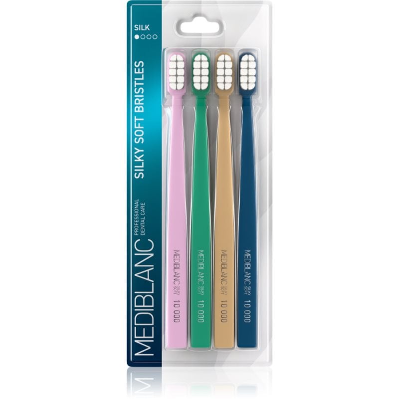 MEDIBLANC Toothbrush Silk четка за зъби с фини влакна 4 бр.