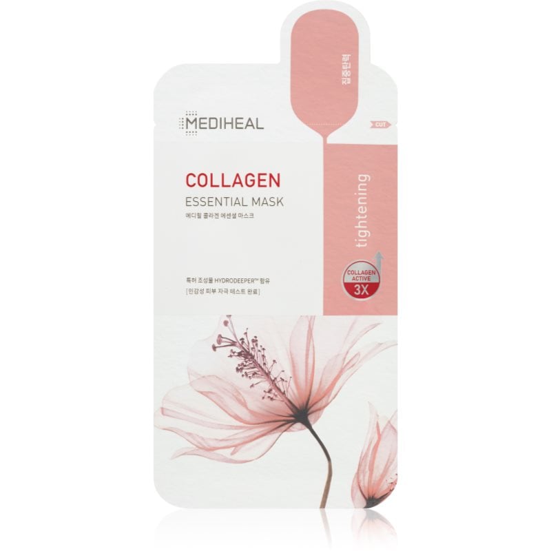 MEDIHEAL Essential Mask Collagen хидратираща платнена маска с колаген