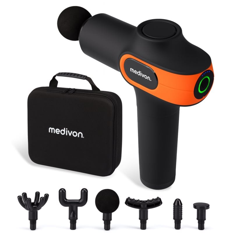Medivon Gun Vital масажен пистолет с аксесоари