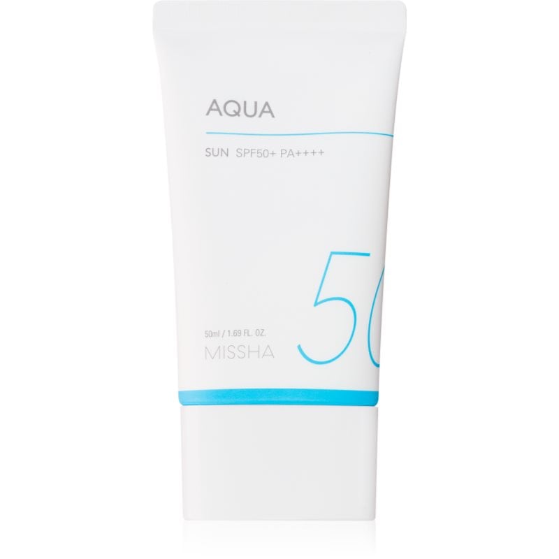 Missha All Around Safe Block Aqua Sun слънцезащитен гел-крем за лице SPF 50+