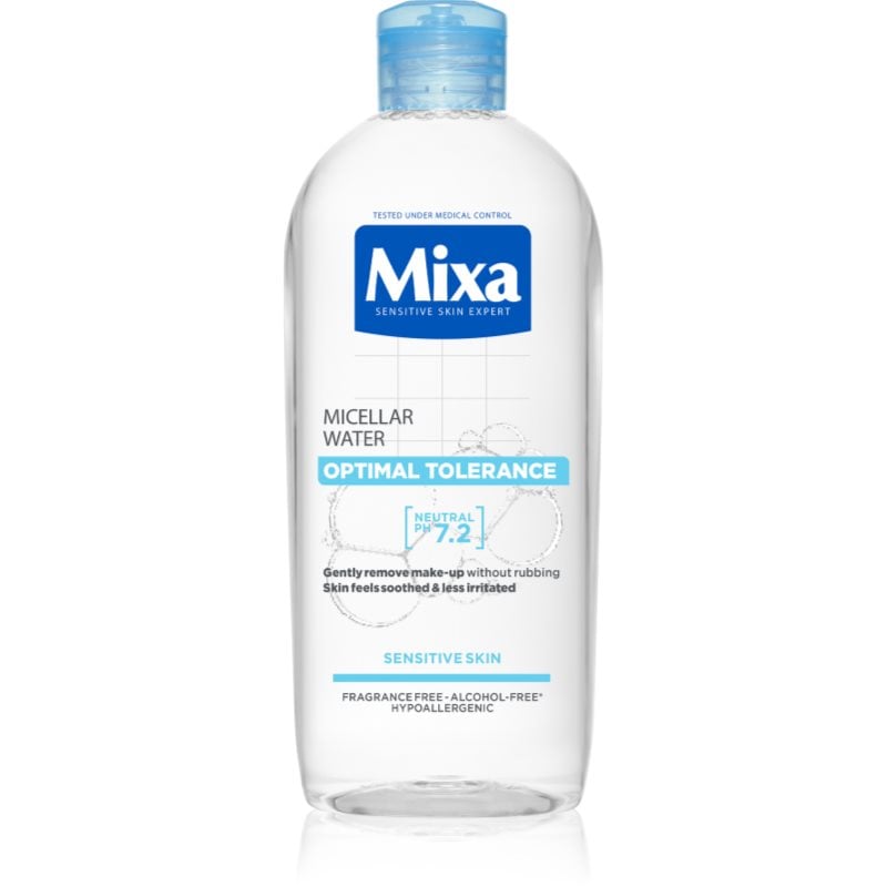 MIXA Optimal Tolerance мицеларна вода за успокояване на кожата