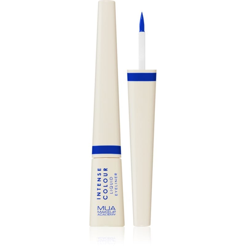 MUA Makeup Academy Nocturnal цветна течна очна линия цвят Cobalt