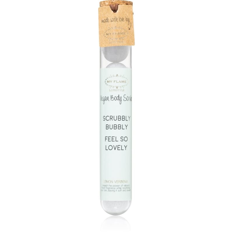 My Flame Lemon Verbena Scrubbly Bubbly Feel So Lovely почистващ пилинг за тяло 7x0,2 гр.