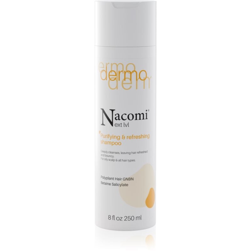 Nacomi Next Level Purifying and refreshing shampoo почистващ шампоан с освежаващ ефект