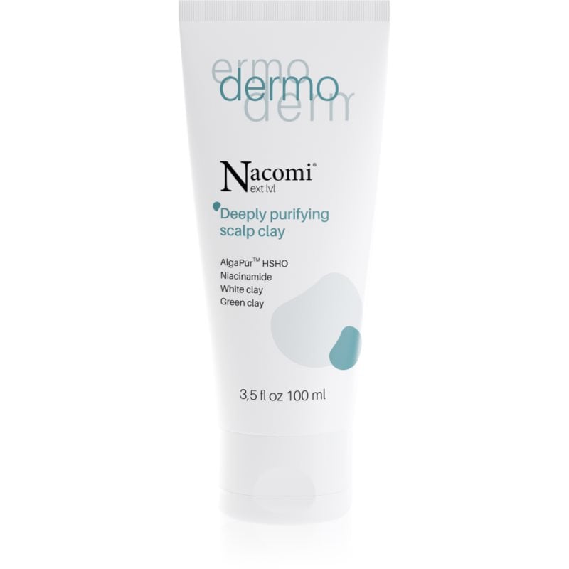 Nacomi Next Level Deeply purifying scalp clay дълко почистваща маска за скалпа