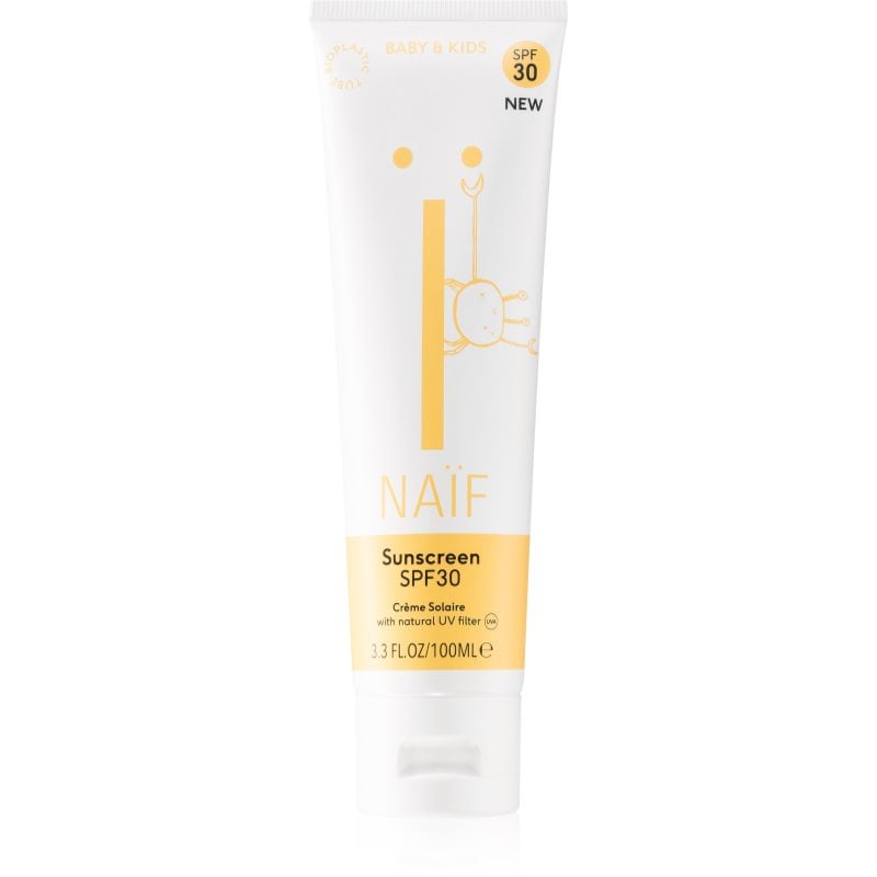 Naif Baby & Kids Sunscreen SPF 30 детски крем за слънчеви бани SPF 30