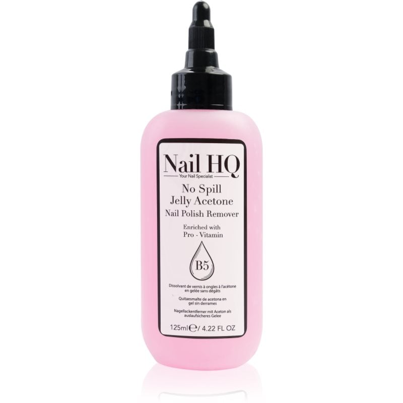 Nail HQ No Spill Jelly Acetone лакочистител с витамин Е