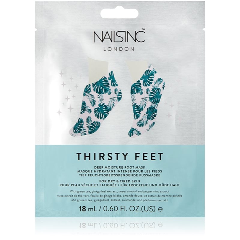 Nails Inc. Thirsty Feet хидратираща маска за крака