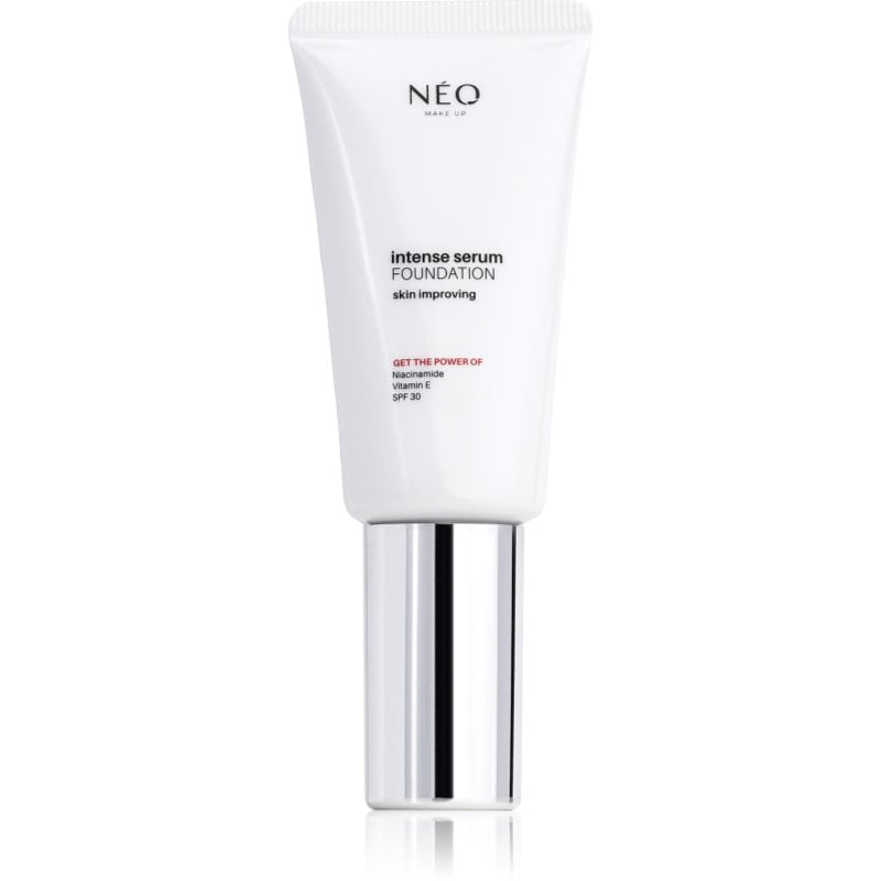 NEO MAKE UP Intense Serum Foundation лек фон дьо тен SPF 30 цвят 02 Ivory