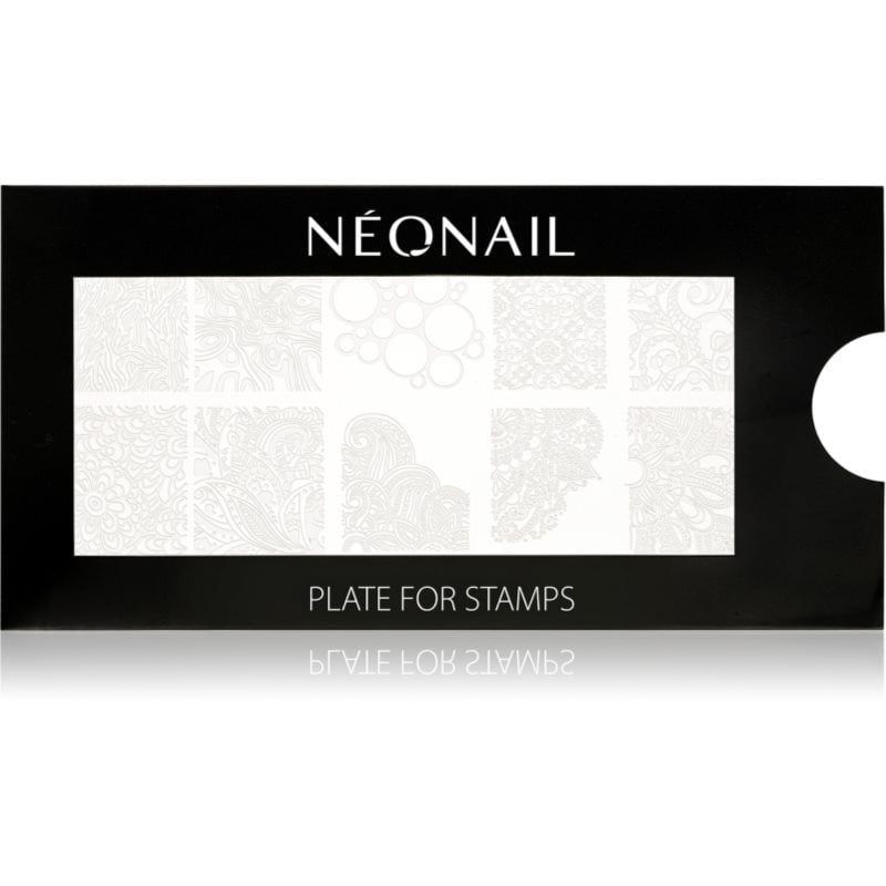 NEONAIL Stamping Plate шаблони за нокти тип 01 1 бр.