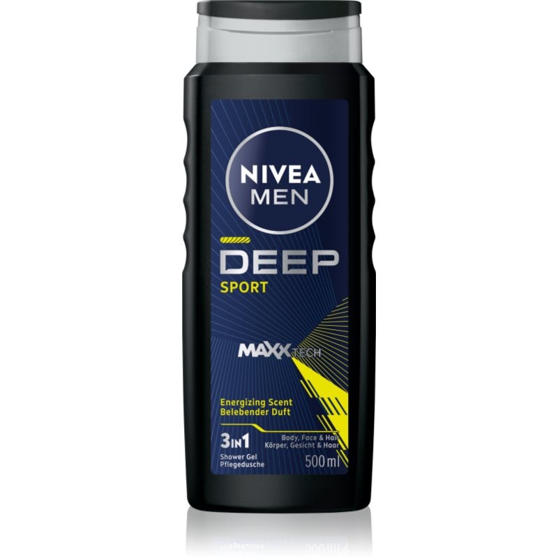 NIVEA MEN Deep Sport енергизиращ душ-гел за мъже
