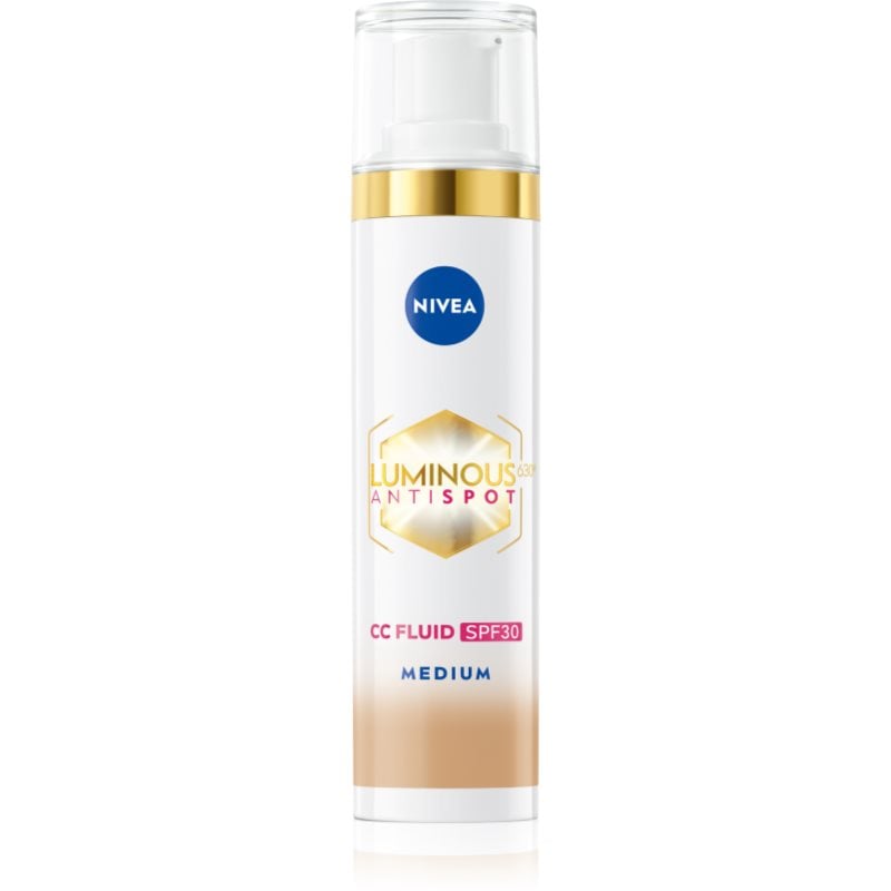 NIVEA Luminous 630 Anti Spot озаряващ СС крем SPF 30 цвят Medium