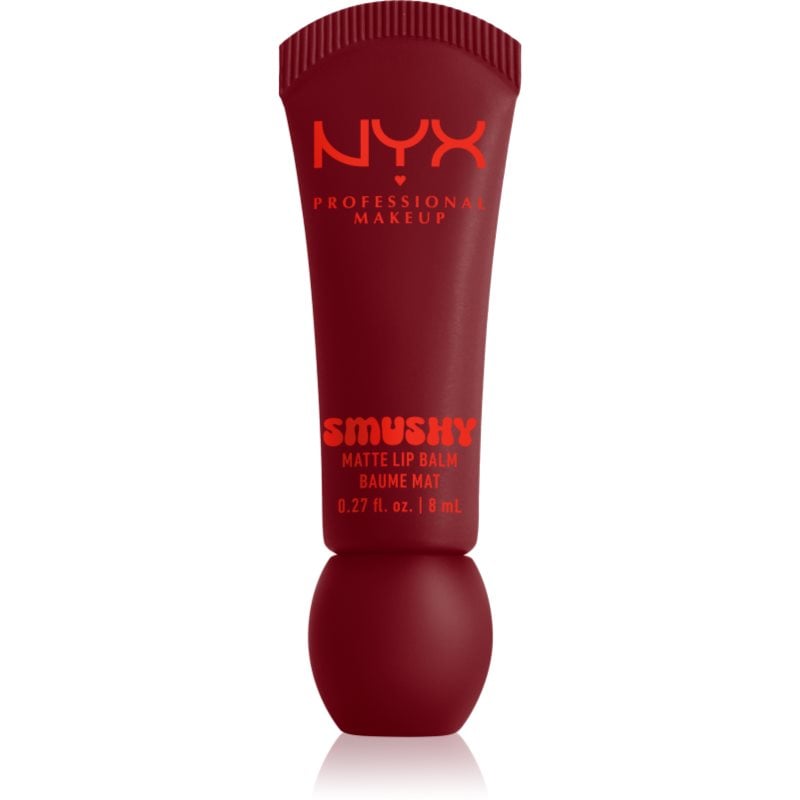 NYX Professional Makeup Smushy Matte Lip Balm балсам за устни с матиращ ефект цвят Swipe 2 Smooth