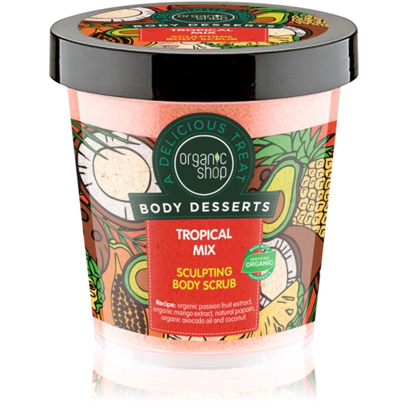Organic Shop Body Desserts Tropical Mix стягащ пилинг за тяло