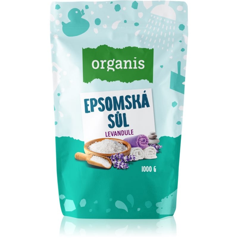 Organis Epsom salt Lavender сол за баня 1000 гр.