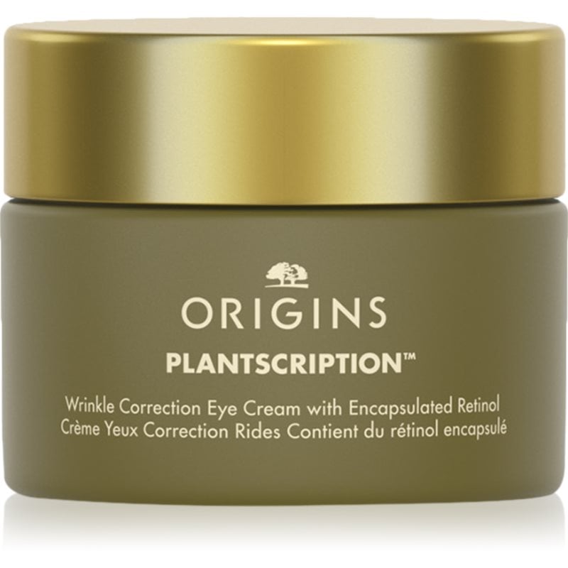 Origins Plantscription™ Wrinkle Correction Eye Cream With Encapsulated Retinol хидратиращ и изглаждащ очен крем с ретинол