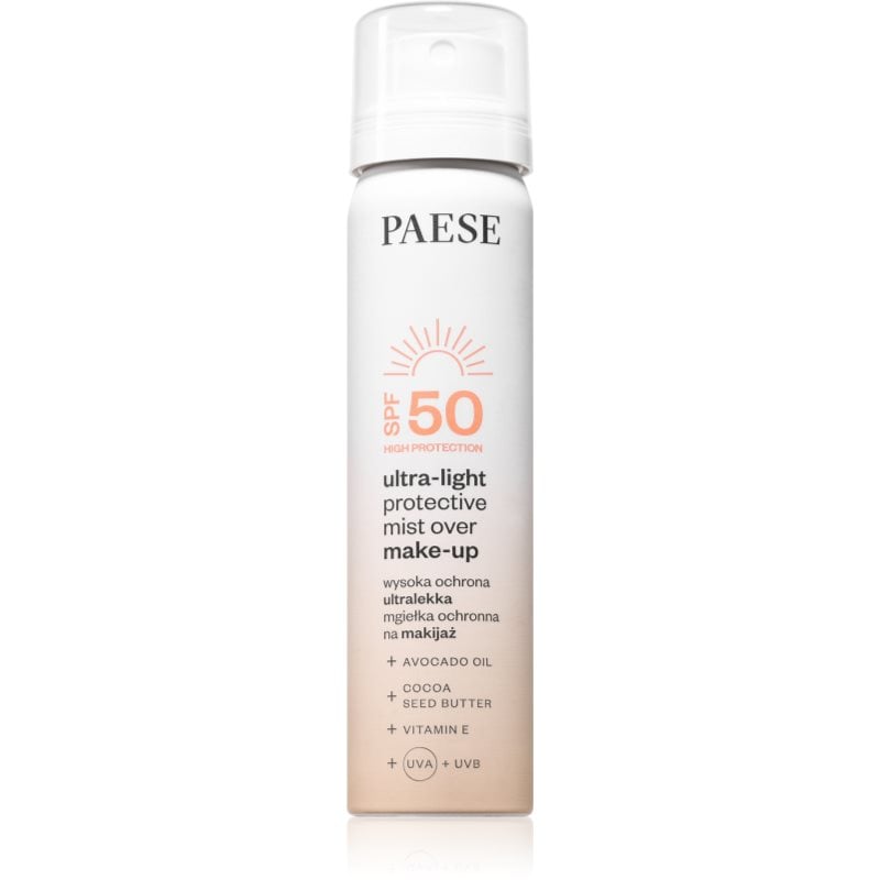 Paese Ultra-light Protective Mist Over Make-up фон дьо тен фиксатор SPF 50
