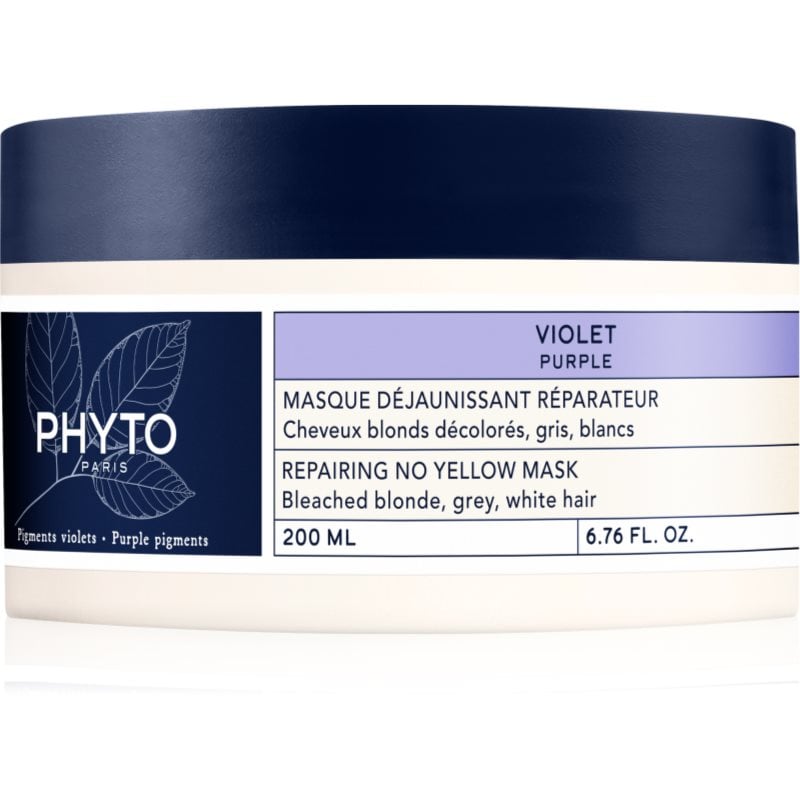 Phyto Violet Repairing No Yellow Mask регенерираща маска за блонд коса и коса с кичури