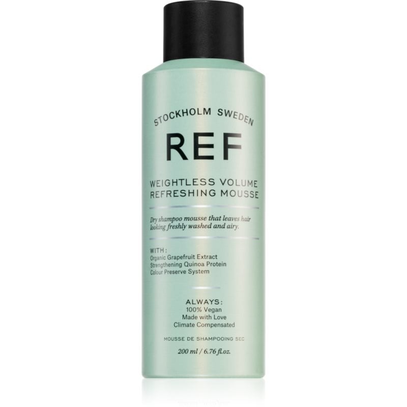 REF Weightless Volume Refreshing Mousse сух шампоан пяна за обем