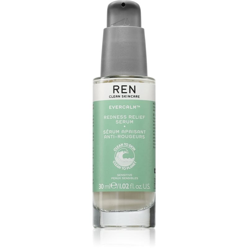 REN Evercalm Redness Relief Serum успокояващ серум за чувствителна кожа на лицето