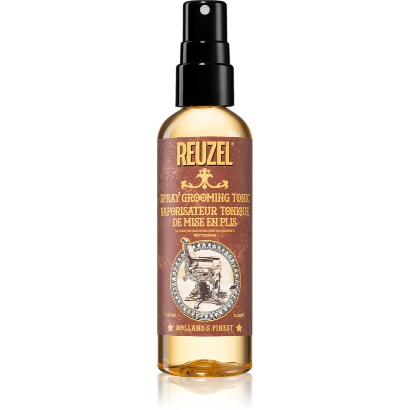 Reuzel Spray Grooming Tonic термозащитен спрей за оформяне с преса и маша за естествена фиксация за фина коса