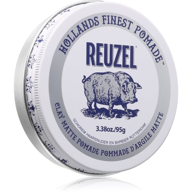 Reuzel Clay Matte Pomade стилизиращ клей за коса матов 95 гр.