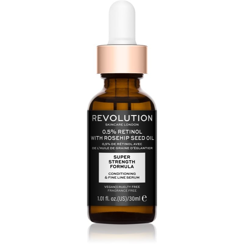 Revolution Skincare Retinol 0.5% With Rosehip Seed Oil хидратиращ серум против бръчки
