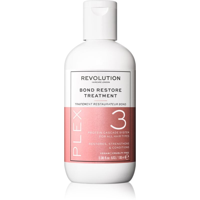 Revolution Haircare Plex No.3 Bond Restore Treatment интензивна грижа за коса за суха и увредена коса