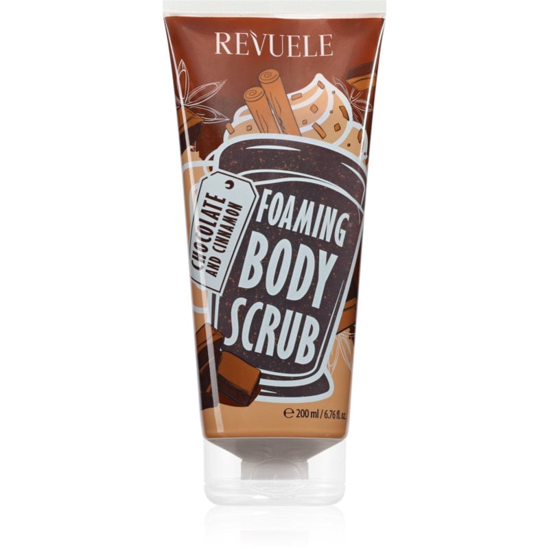 Revuele Foaming Body Scrub Chocolate and Cinnamon пилинг за тяло