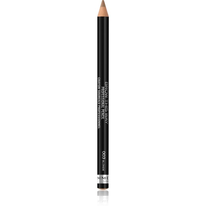 Rimmel Brow This Way молив за вежди с четка цвят 003 Blonde 1,4 гр.