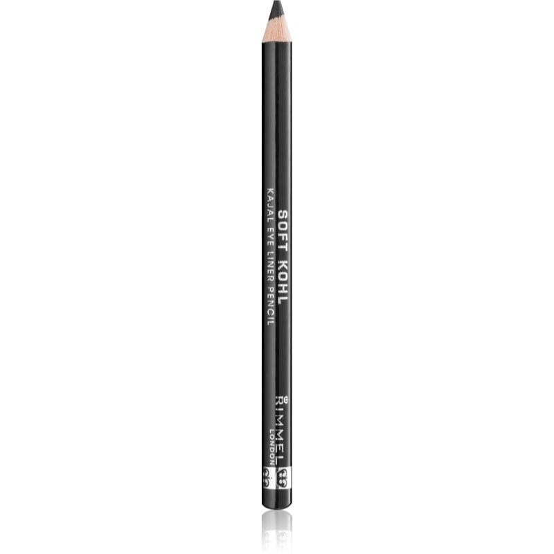 Rimmel Soft Kohl молив за очи тип каял цвят 061 Jet Black 1,2 гр.