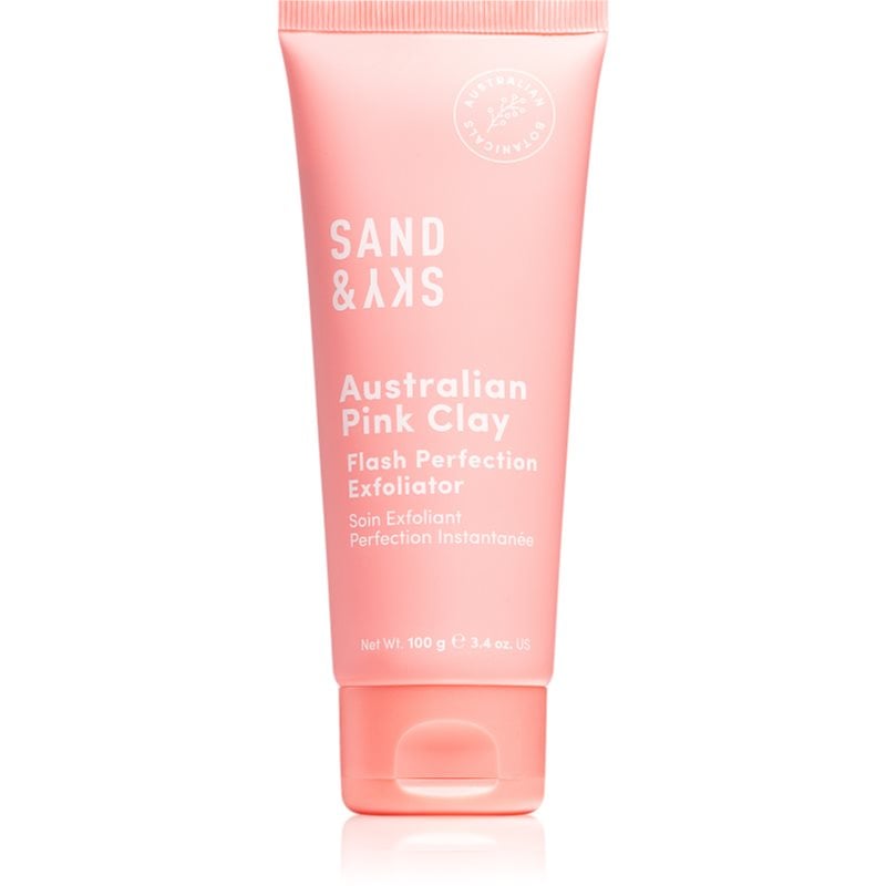 Sand & Sky Australian Pink Clay Flash Perfection Exfoliator почистващ пилинг за стягане на порите и матов ефект
