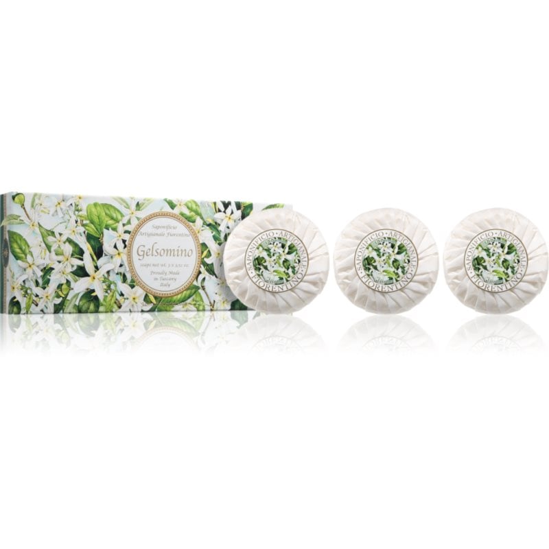 Saponificio Artigianale Fiorentino Jasmine Set комплект твърди сапуни Komplekt