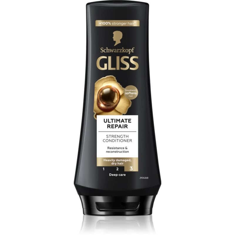 Schwarzkopf Gliss Ultimate Repair подсилващ балсам за суха и увредена коса