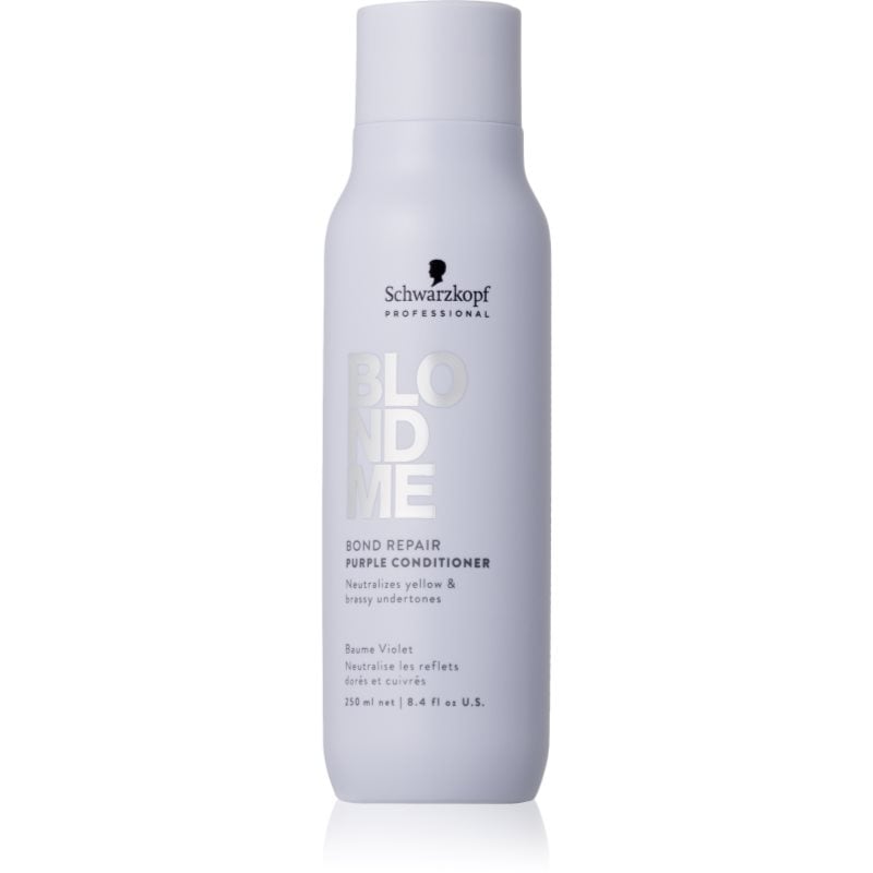 Schwarzkopf Professional Blondme Bond Repair Purple Conditioner лилав балсам за руса коса