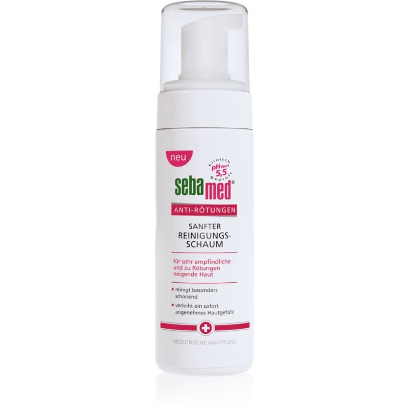 Sebamed Anti-Redness нежна почистваща пяна за чувствителна и зачервена кожа