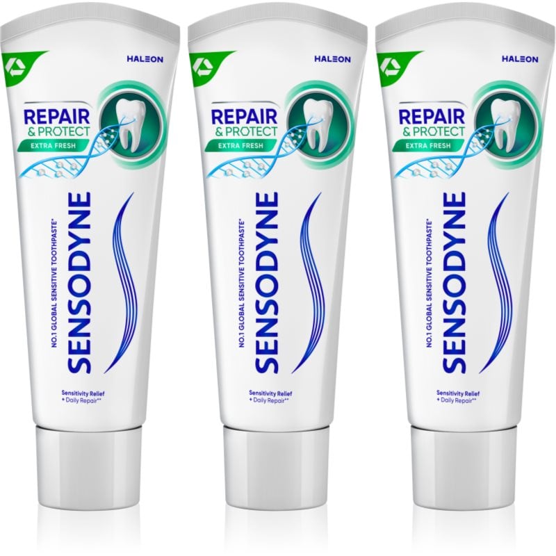 Sensodyne Repair & Protect Extra Fresh паста за зъби за защита на зъбите и венците 3x