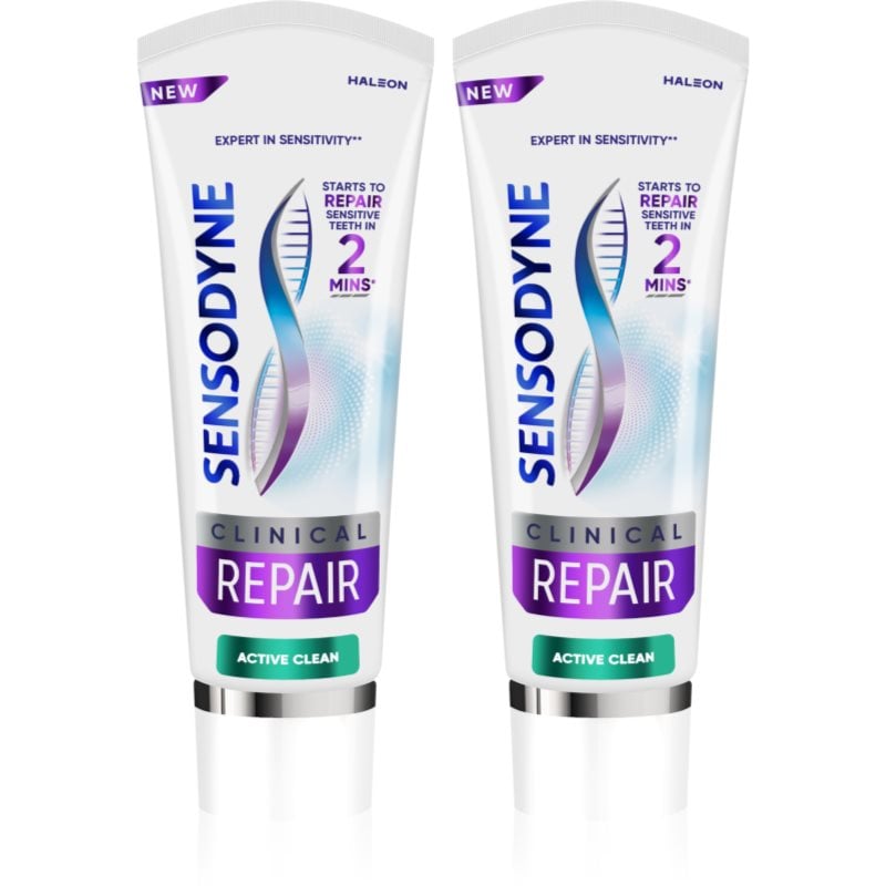 Sensodyne Clinical Repair Active Clean паста за зъби 2x