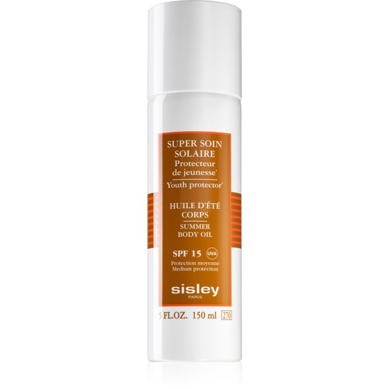 Sisley Super Soin Solaire олио за тяло за тен SPF 15