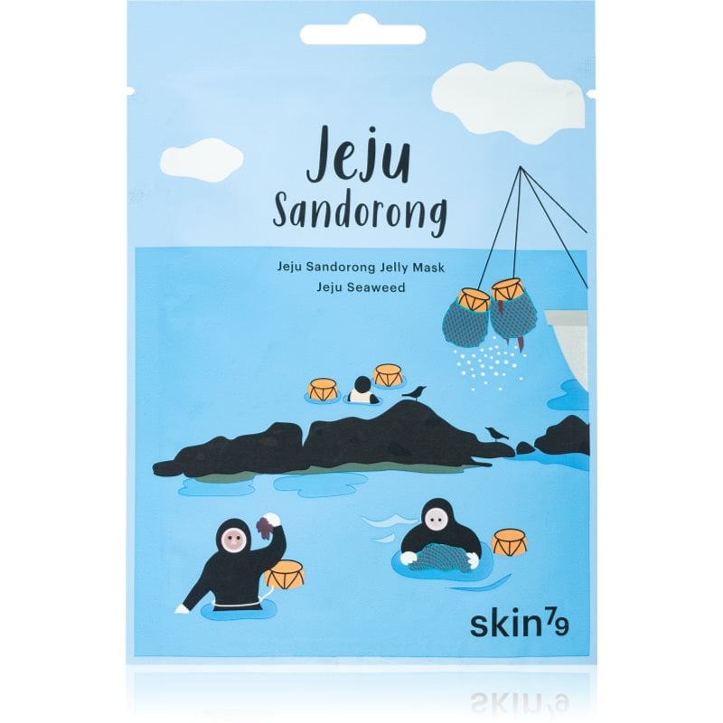 Skin79 Jeju Sandorong Jeju Seaweed платнена маска с почистващ ефект
