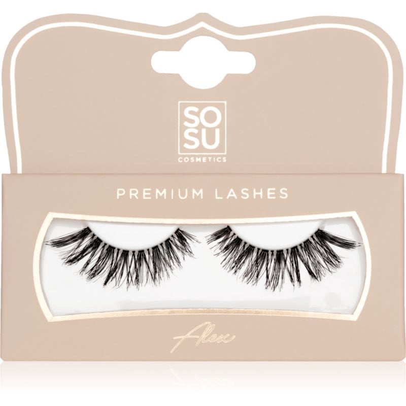 SOSU Cosmetics Premium Lashes изкуствени мигли цвят Alex 1 бр.