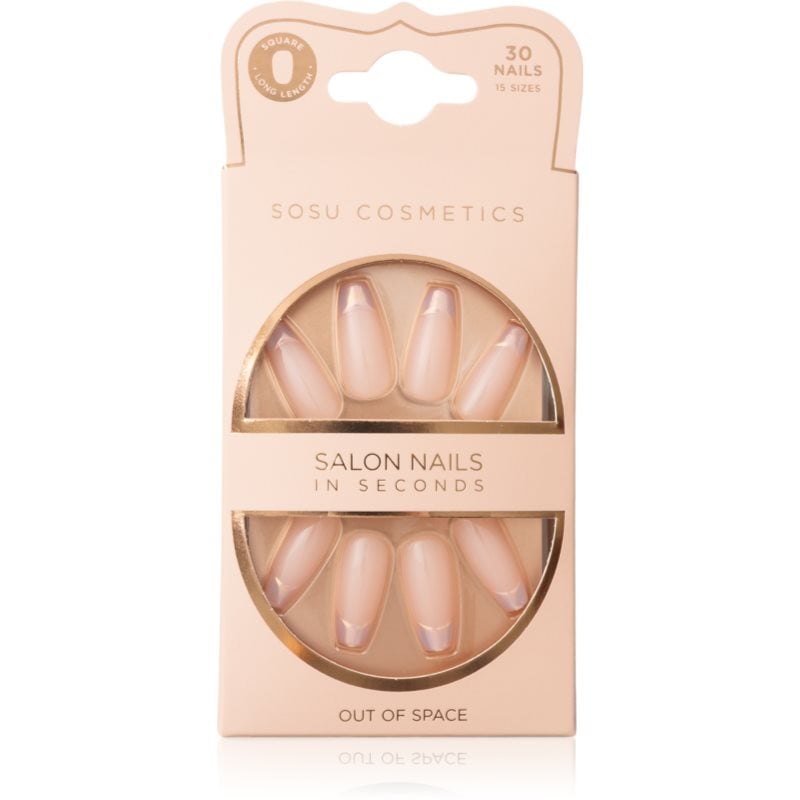 SOSU Cosmetics Salon Nails Изкуствени нокти цвят Out Of Space 30 бр.
