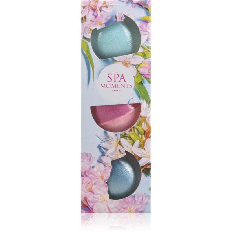 Spa Moments Fizzy Bath Bombs Shea Butter бластър за вана с масло от шеа