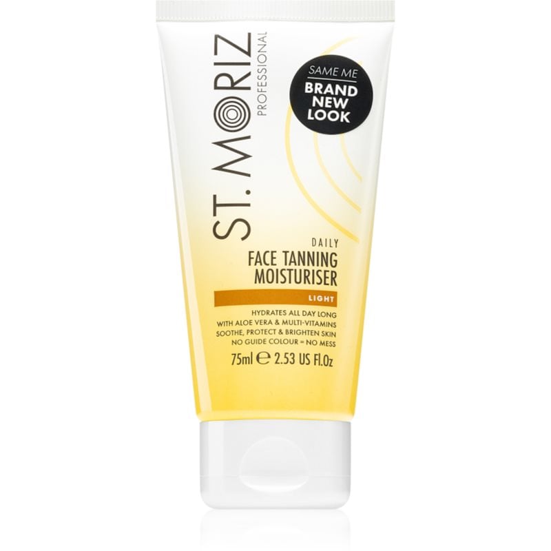 St. Moriz Daily Tanning Face Moisturiser хидртиращ автобронзиращ крем за лице тип Light